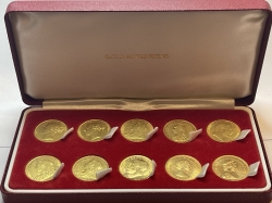НАБОР ЗОЛОТЫХ МОНЕТ "СОВЕРЕН" ВЕЛИКОБРИТАНИЯ,7,98г.